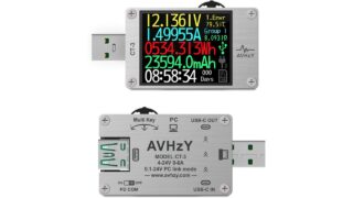 AVHzY CT-3 USB3.1テスター 電流電圧テスターチェッカー